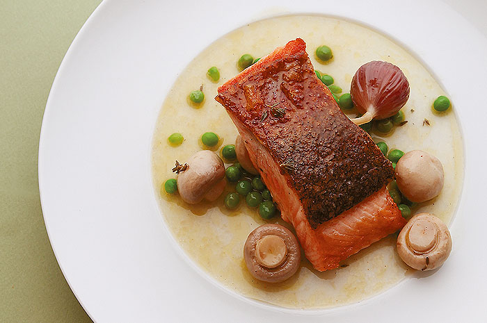 Trout food styling